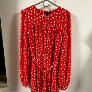 Banana Republic Red Dress Size 12 (Tall)